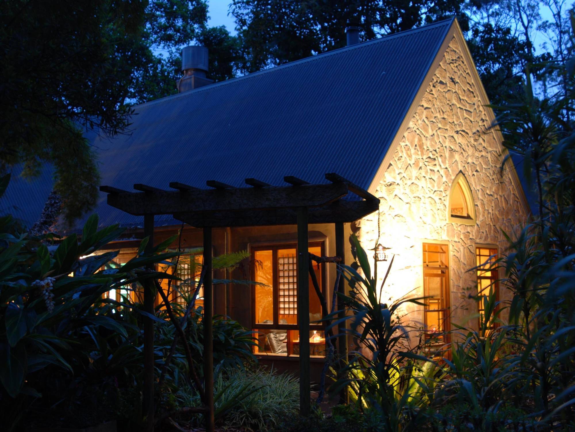 Witches Falls Cottages ภูเขาแทมโบรีน ภายนอก รูปภาพ
